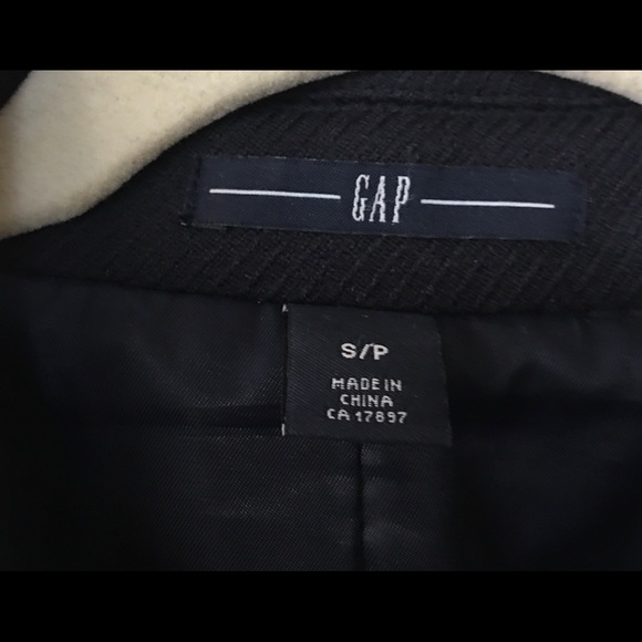 Gap women’s Navy Pea coat Sz S - Picture 6 of 11